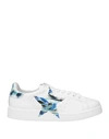Nira Rubens Man Sneakers White Size 11 Soft Leather In White