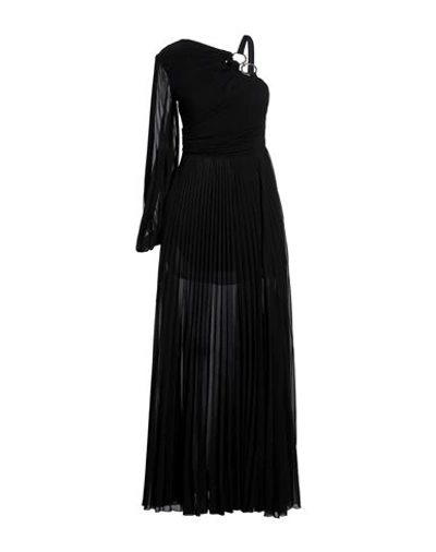 Olla Parèg Olla Parég Woman Maxi Dress Black Size 4 Polyester, Viscose