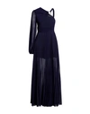 Olla Parèg Olla Parég Woman Maxi Dress Dark Purple Size 6 Polyester, Viscose