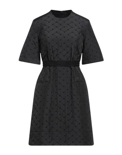 Sly010 Woman Mini Dress Black Size 8 Polyester, Cotton