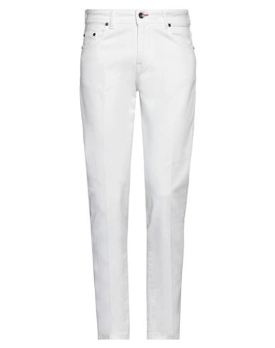 Nous® Live Fashion Man Nous Live Fashion Man Man Jeans White Size 34 Cotton, Elastane