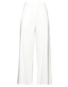 8pm Woman Pants White Size M Cotton