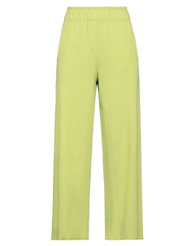 8pm Woman Pants Acid Green Size M Cotton