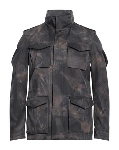 Herno Man Jacket Lead Size 36 Cotton, Polyester In Grey