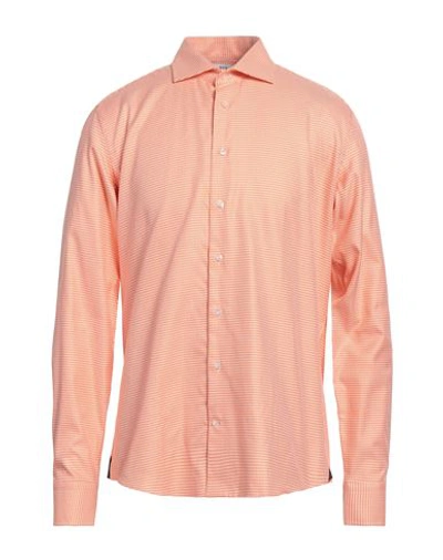 Sand Xo Man Shirt Orange Size 17 Cotton