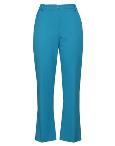 Pinko Woman Pants Azure Size 6 Polyester, Viscose, Elastane In Blue