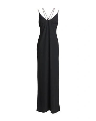 Monique Garçonne Woman Maxi Dress Black Size 4 Polyester