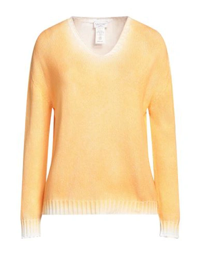 Ploumanac'h Woman Sweater Ocher Size L Cotton In Yellow