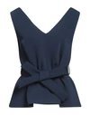 P.a.r.o.s.h P. A.r. O.s. H. Woman Top Midnight Blue Size Xs Polyester In Blue