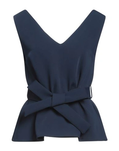 P.a.r.o.s.h P. A.r. O.s. H. Woman Top Midnight Blue Size Xs Polyester