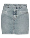 PETAR PETROV PETAR PETROV WOMAN DENIM SKIRT BLUE SIZE M COTTON