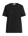 Jijil Woman T-shirt Black Size 10 Cotton