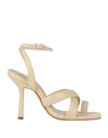 Schutz Woman Thong Sandal Beige Size 9.5 Soft Leather