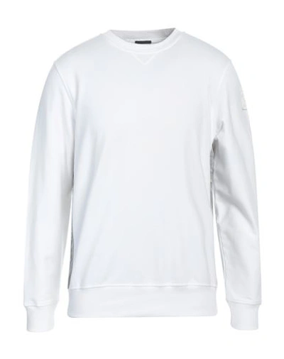 Paul & Shark Man Sweatshirt White Size S Cotton, Elastane