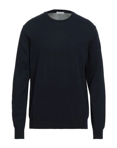 Albas Man Sweater Midnight Blue Size 46 Cotton
