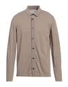 Roberto Collina Man Cardigan Beige Size 40 Cotton