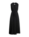 Alysi Woman Maxi Dress Black Size 4 Polyester