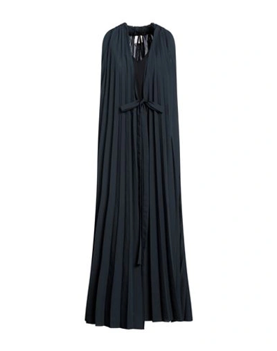 Alysi Woman Maxi Dress Midnight Blue Size 6 Polyester