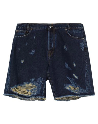 Buscemi Man Denim Shorts Blue Size 33 Cotton, Polyamide, Polyethylene