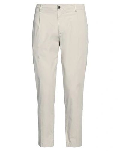 Be Able Man Pants Light Grey Size 38 Cotton, Elastane