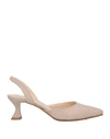 Showroom Woman Pumps Blush Size 10 Leather In Pink