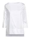Circolo 1901 Woman T-shirt White Size M Cotton