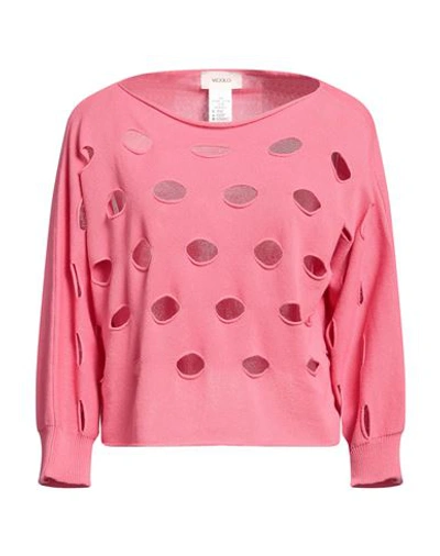 Vicolo Woman Sweater Pink Size Onesize Cotton