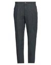 Zegna Man Pants Grey Size 38 Linen