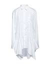 Comme Des Garçons Shirt White Ruffled Shirt