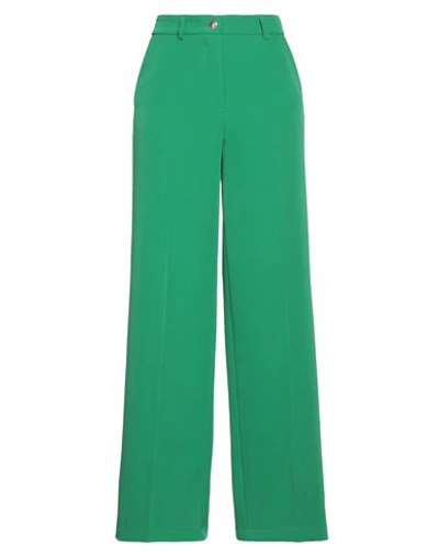 Liu •jo Woman Pants Green Size 10 Polyester, Elastane