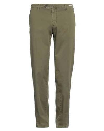 L.b.m 1911 L. B.m. 1911 Man Pants Military Green Size 36 Cotton, Elastane