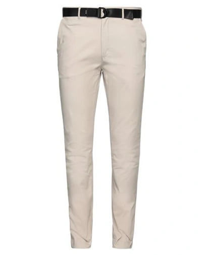 Calvin Klein Man Pants Beige Size 36w-32l Cotton, Elastane In Beige