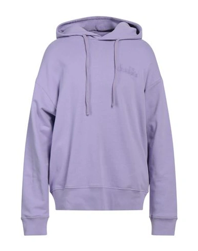 Diadora Man Sweatshirt Light Purple Size M Cotton