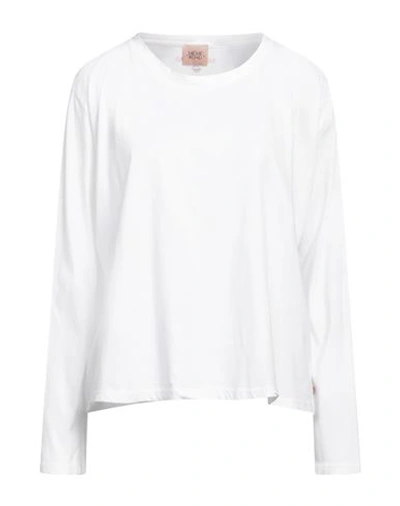 Même Road Woman T-shirt White Size 8 Cotton