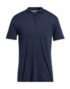 Hartford Man Polo Shirt Midnight Blue Size L Cotton