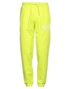 Ea7 Man Pants Acid Green Size L Cotton, Elastane