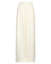Amiri Woman Pants Ivory Size 2 Viscose In White