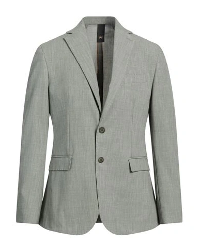 Mulish Man Blazer Sage Green Size 42 Polyester, Viscose, Elastane