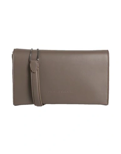 Brunello Cucinelli Woman Cross-body Bag Khaki Size - Leather In Beige