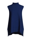 Christian Wijnants Woman Turtleneck Blue Size M Merino Wool