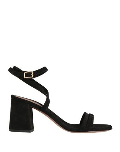 L'autre Chose L' Autre Chose Woman Thong Sandal Black Size 9 Leather
