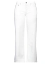 Dondup Woman Jeans White Size 31 Cotton, Elastomultiester, Elastane