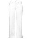 Dondup Woman Jeans White Size 31 Cotton, Elastomultiester, Elastane In White