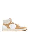 CLOSED CLOSED MAN SNEAKERS CAMEL SIZE 9 LEATHER