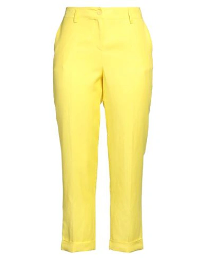 P.a.r.o.s.h P. A.r. O.s. H. Woman Pants Yellow Size Xl Viscose, Linen