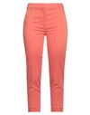 Max Mara Woman Pants Salmon Pink Size 8 Cotton, Elastane