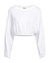 Même Road Woman T-shirt White Size 8 Cotton