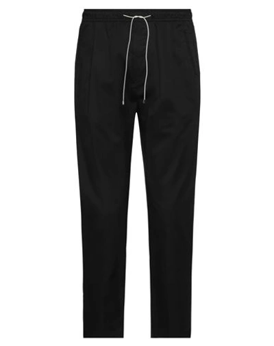 Roberto P  Luxury Roberto P Luxury Man Pants Black Size 34 Cotton, Polyamide, Elastane