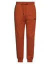 Gaelle Paris Gaëlle Paris Man Pants Rust Size L Cotton, Elastane In Red