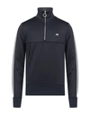 Ami Alexandre Mattiussi Man Sweatshirt Midnight Blue Size M Polyamide, Cotton, Elastane In Blue